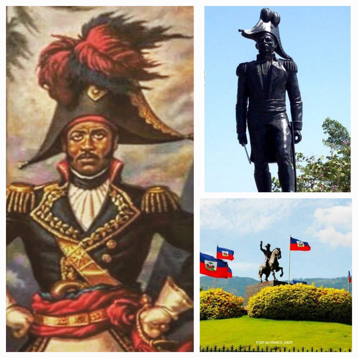 Hommage à l'Empereur Jean-Jacques Dessalines, éteint il y a 218 ans aujourd'hui.

Hommage au père fondateur de Nation Haïtienne, qui a créé la première République Noire, et du fait, a su donner aux Droits de l'Homme leur caractère universel.