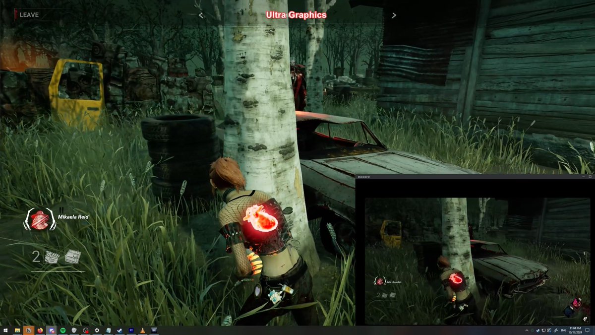 After doing some testing this seems to be true, higher graphic options leads to serverly less desync
These pictures compare the spectator POV and the actual Survivor POV and there seems to be a significant difference