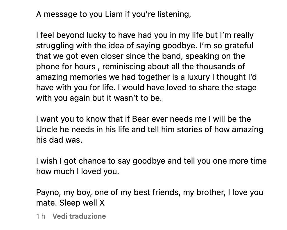 team_world's tweet photo. Il post di Louis per Liam 💔 https://t.co/4SQhPdQror