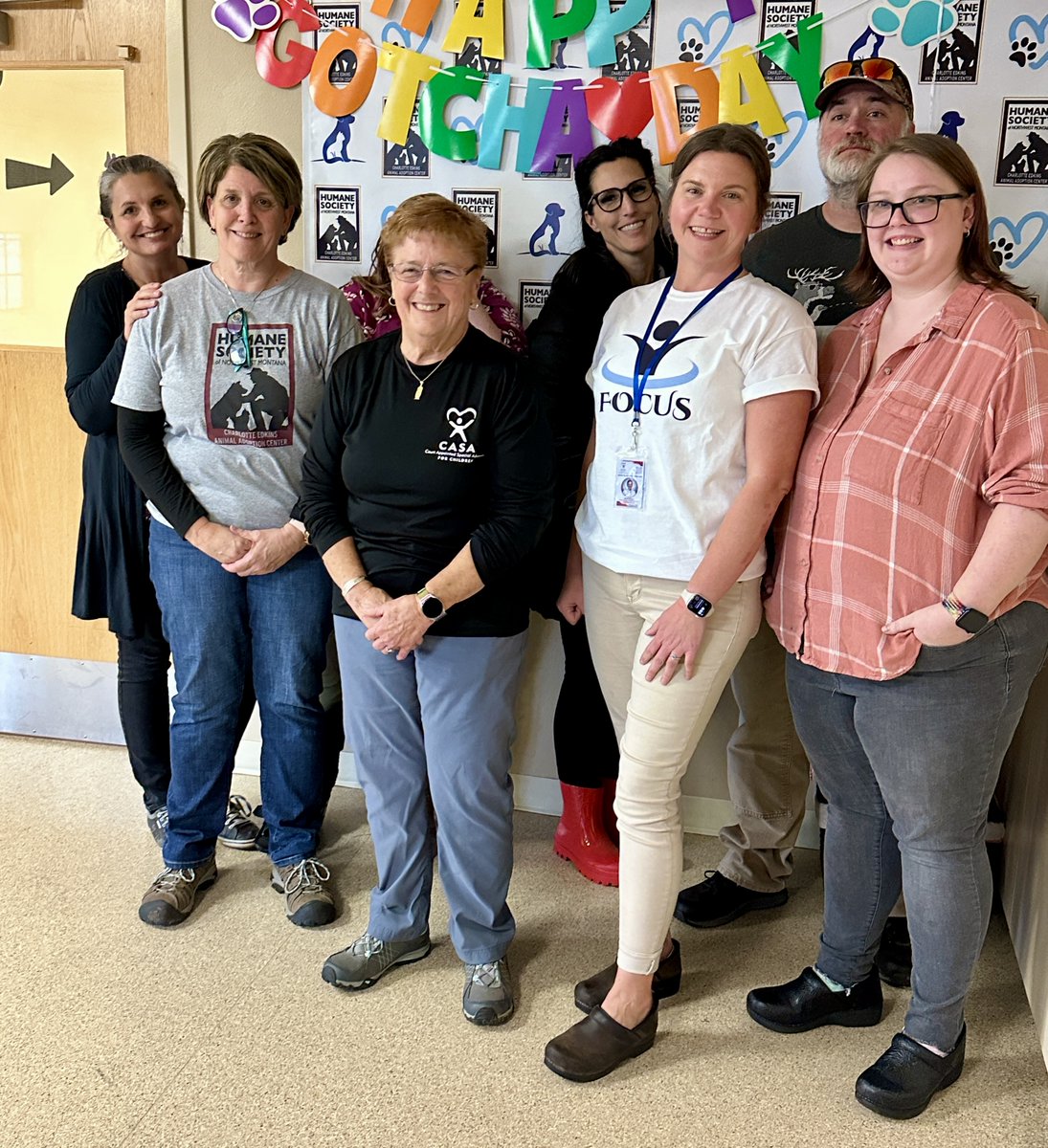 FlatheadCASA's tweet photo. FOCUS youth had an AMAZING time touring the Humane Society of Northwest Montana, visiting orphaned animals yesterday. THANK YOU to ED Staci DaBolt for hosting us and CASA Lynn Sundelius for using her Thrivent dollars to provide supplies. #VisitToHumaneSociety #FOCUSyouth https://t.co/RdEz0yM2RW