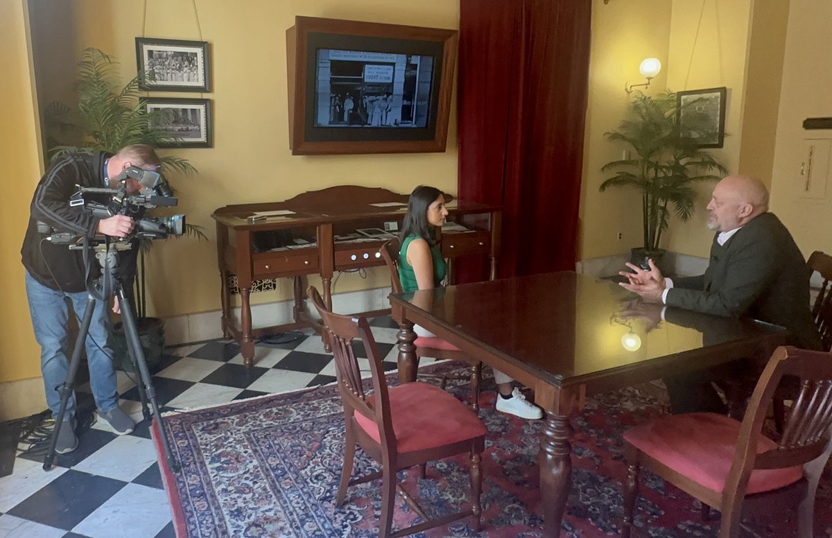 clickforohio's tweet photo. Enjoyed a good conversation today with @NatalieFahmy of @nbc4i talking about #HB671 the #AmericaFirstAct. Story coming soon. https://t.co/4Orisx7Sg9