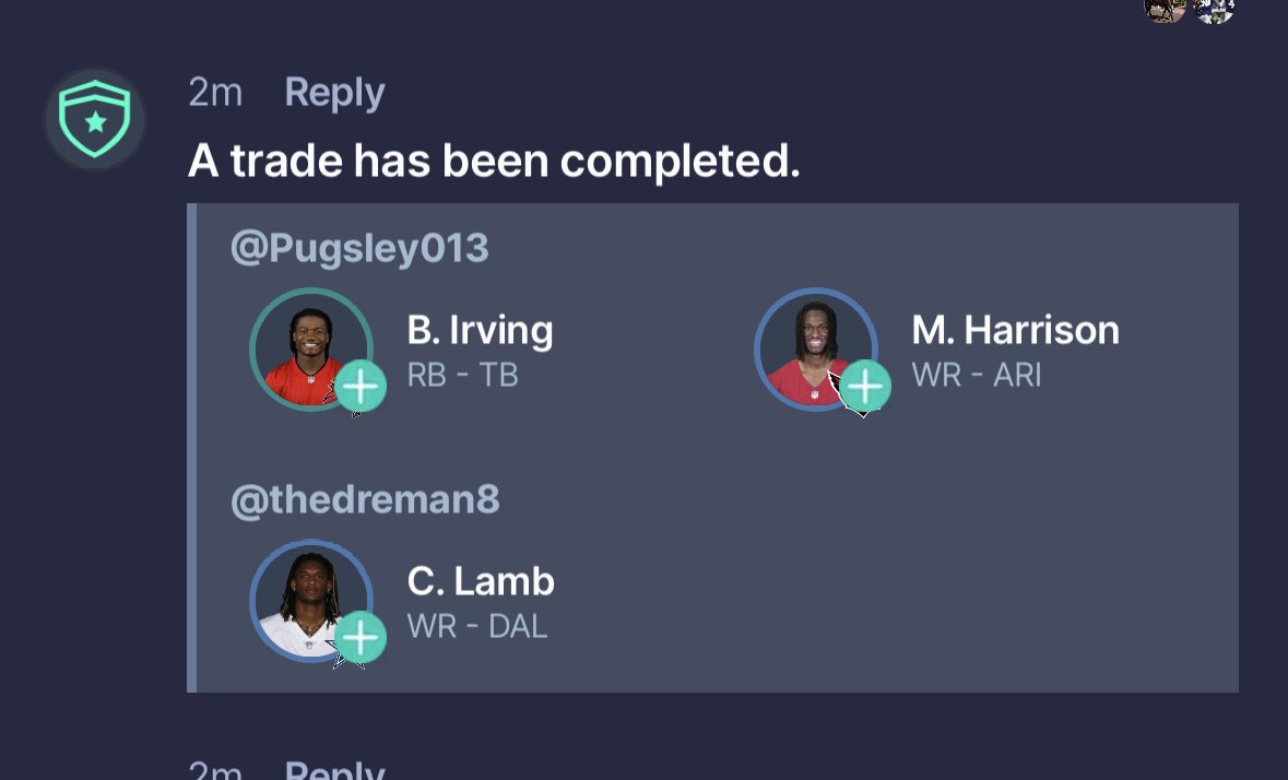 DrePatsFan's tweet photo. @SalVetriDFS Just completed this https://t.co/1QkTDZ8nWO