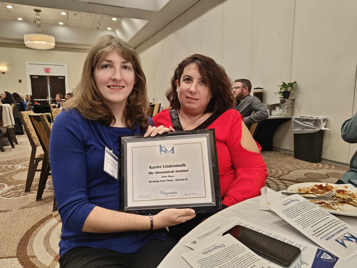 Kaylee Lindenmuth (@kaylin5171) on Twitter photo Fortunate enough to accept my 6th Keystone Media Award for my work operating <a href="/ShenSentinel/">Shenandoah Sentinel</a>, my third Breaking News Photo 1st place in a row.
Thank you to <a href="/PNAnews/">PA NewsMedia Assoc.</a> for the recognition, providing some validation to the quality of work that I do for my hometown. Fortunate enough to accept my 6th Keystone Media Award for my work operating <a href="/ShenSentinel/">Shenandoah Sentinel</a>, my third Breaking News Photo 1st place in a row.
Thank you to <a href="/PNAnews/">PA NewsMedia Assoc.</a> for the recognition, providing some validation to the quality of work that I do for my hometown.