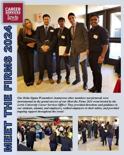 LewisCareerSvcs's tweet image. #LewisU #MeetTheFirms #deltasigmapi