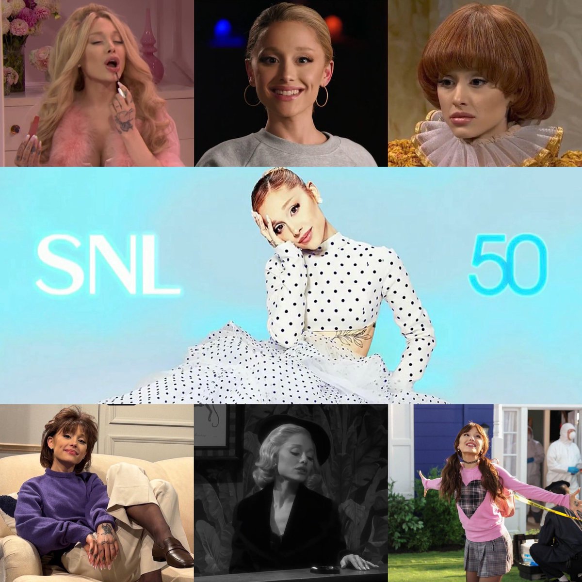 AGSpotifyData's tweet photo. 🔥 After just two days, Ariana Grande’s recent episode of SNL becomes the most watched of all time on Peacock

Impact. https://t.co/AKCQAjzJxq