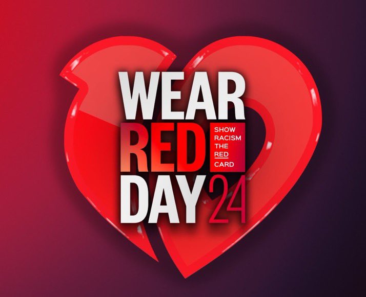 Cofiwch i wisgo coch yfori!
Tomorrow we are supporting Show Racism the Red Card by wearing red. <a href="/theredcardwales/">SRtRC Wales | Cymru 🏴󠁧󠁢󠁷󠁬󠁳󠁿</a> <a href="/MrJamieHallett/">Mr Hallett</a>