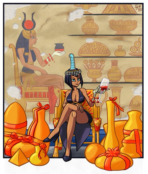sgmobile's tweet photo. Happy Bloody Birthday, Neferu! 🎂
How many candles would be on her cake this year? Talk about an inferno! Still, she doesn't look a day over 2000❣️

Be sure to log in today and grab a free HIEROGLYPHIC RELIC and other Eliza goodies! https://t.co/VtgZ8dJUiI
