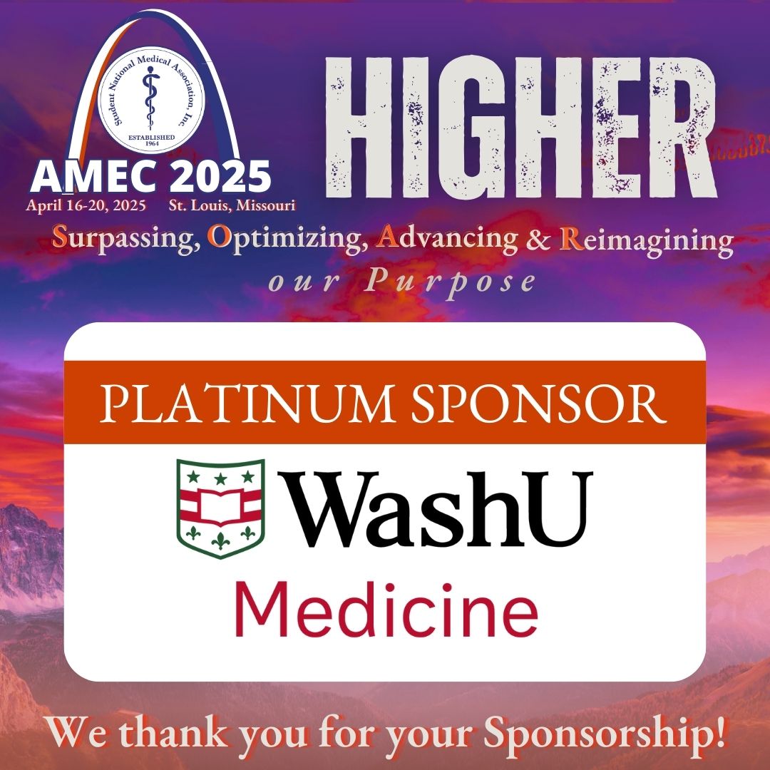 The Student National Medical Association (SNMA) (@snma) on Twitter photo We are honored to welcome <a href="/washumedicine/">WashU Medicine</a> as a Platinum Level Sponsor for AMEC 2025 🎉
WashU Medicine’s dedication to training future physicians is reflected in their sponsorship of helping to create a space where our members can learn, grow, and connect. We are honored to welcome <a href="/washumedicine/">WashU Medicine</a> as a Platinum Level Sponsor for AMEC 2025 🎉
WashU Medicine’s dedication to training future physicians is reflected in their sponsorship of helping to create a space where our members can learn, grow, and connect.