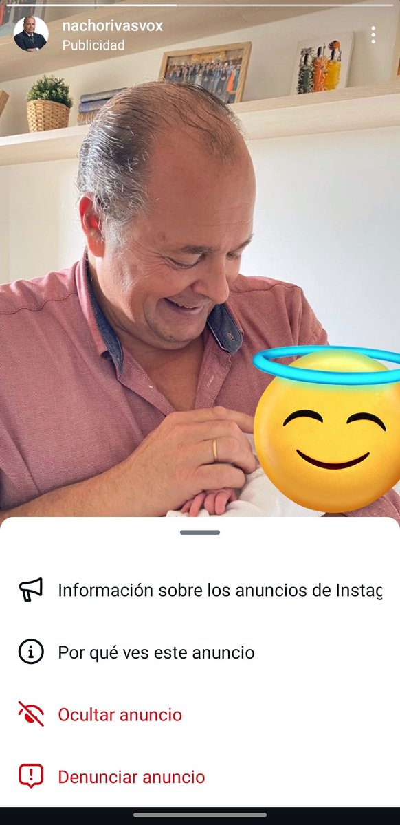 Este señor es concejal del Ayuntamiento de Salamanca, y se ha pagado un anuncio en Instagram con esta foto 🤷‍♂️🤣