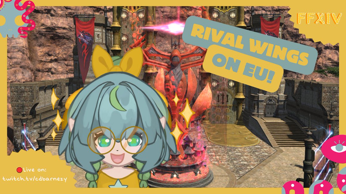 CDBarnezy | vgen ๐ ๐ (@cdbarnezy) on Twitter photo ๐ด(still)LIVE๐ด DOING SOME RIVAL WINGS ON LIGHT - LICH IN #FFXIV! I'm 15 wins away from my 100 Wins mounts and there is tomes to be had also <a href="/FF_XIV_EN/">FINAL FANTASY XIV</a> wenz RW gonna be a daily roulette? Come hang out! ๐๐๐
Twitch >> Cdbarnezy ๐ด(still)LIVE๐ด DOING SOME RIVAL WINGS ON LIGHT - LICH IN #FFXIV! I'm 15 wins away from my 100 Wins mounts and there is tomes to be had also <a href="/FF_XIV_EN/">FINAL FANTASY XIV</a> wenz RW gonna be a daily roulette? Come hang out! ๐๐๐
Twitch >> Cdbarnezy