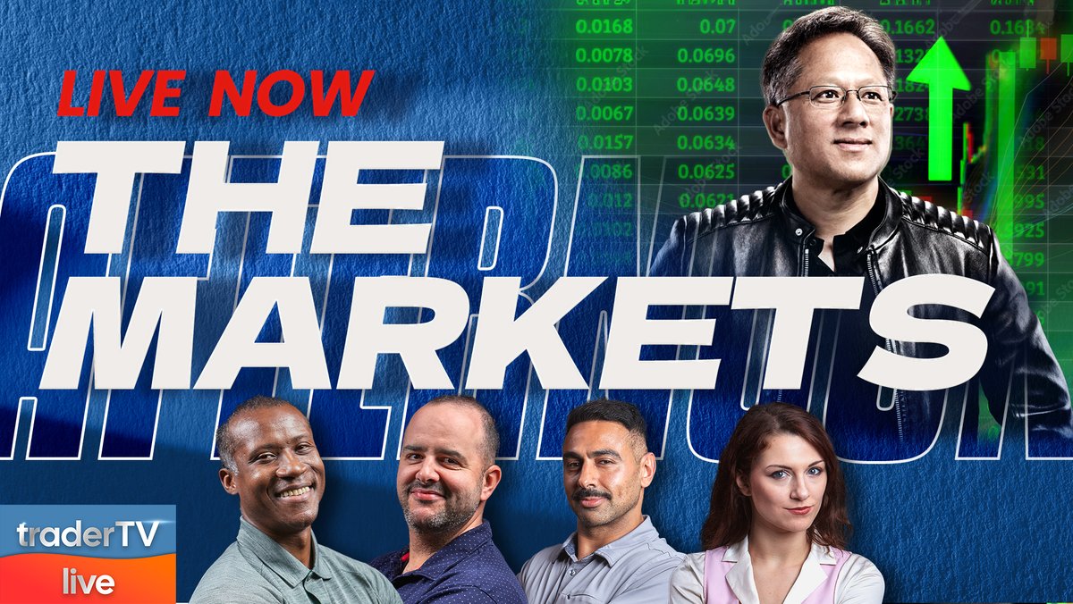 traderTVLIVE's tweet photo. Jump into the action with us LIVE in 20 mins for a #ThursdayMarkets 🤩 Coming up: Nvidia ALL-TIME HIGHS❗👀 Stocks Rally🧐 We’re closely watching $$$$! Catch the LIVE market insights at 2:00 PM ET 🔽🔽

https://t.co/fPmddgQVeG https://t.co/CyL7erevbi