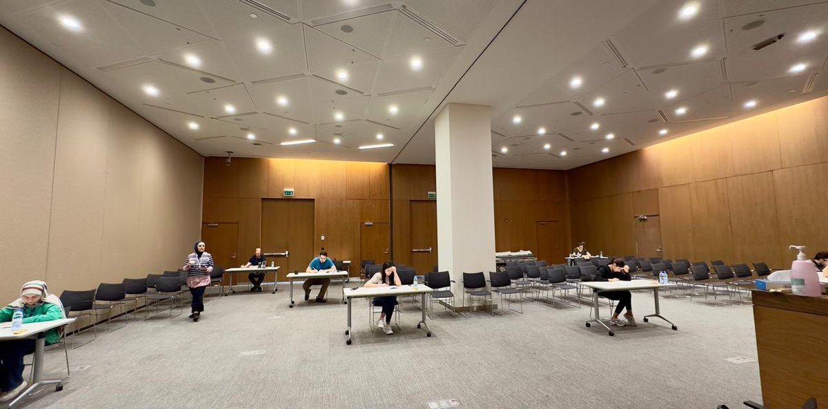 AubmcPsychiatry's tweet photo. After multiple delays due to ongoing war, our residents have finally taken their PRITE exam. Their unwavering dedication to their profession, even amidst such hardship, is a true testament to their resilience. We’re incredibly proud🌟 #psyched #PRITE https://t.co/RMH0z77mxQ