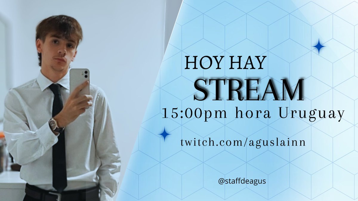 staffdeagus's tweet photo. Vuelven los streamsssss!! 🎉

Hoy @aguslainn hará stream a las 15hrs 🇺🇾, acá les dejamos los horarios en los diferentes países de latam y España. 🫶🏻

12:00 PM   🇬🇹🇳🇮🇲🇽🇭🇳🇨🇷🇧🇿
13:00 PM   🇨🇴🇵🇪🇪🇨🇵🇦
14:00 PM   🇵🇷🇨🇺🇩🇴🇻🇪🇧🇴🇨🇱🇵🇾
15:00 PM  🇧🇷🇦🇷
20:00 PM     🇪🇸

            — Staff 🎀 https://t.co/EiG5lB9Gmx