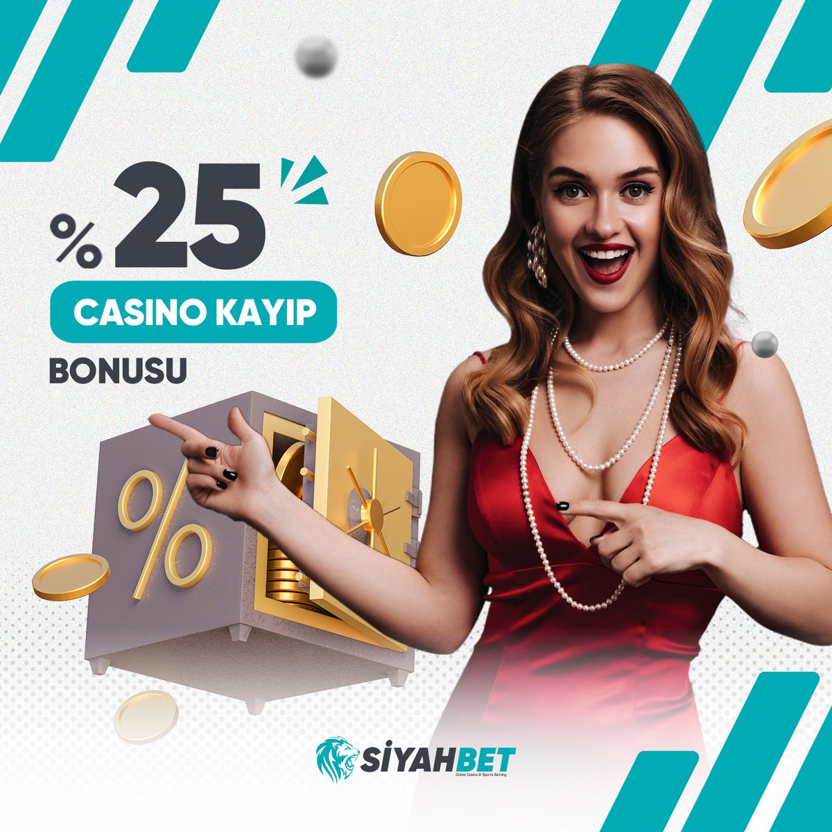 🎰 Siyahbet'te kaybetmek = YOK.

🎁 %25 Anlık Casino Kayıp Bonusu'yla casino keyfi hep devam ediyor!

👑 Siyahbet güvencesi ile en popüler sağlayıcılar ve canlı casino heyecanı parmaklarının ucunda!

📲 Kesintisiz erişim: bit.ly/siyahbet_giris
