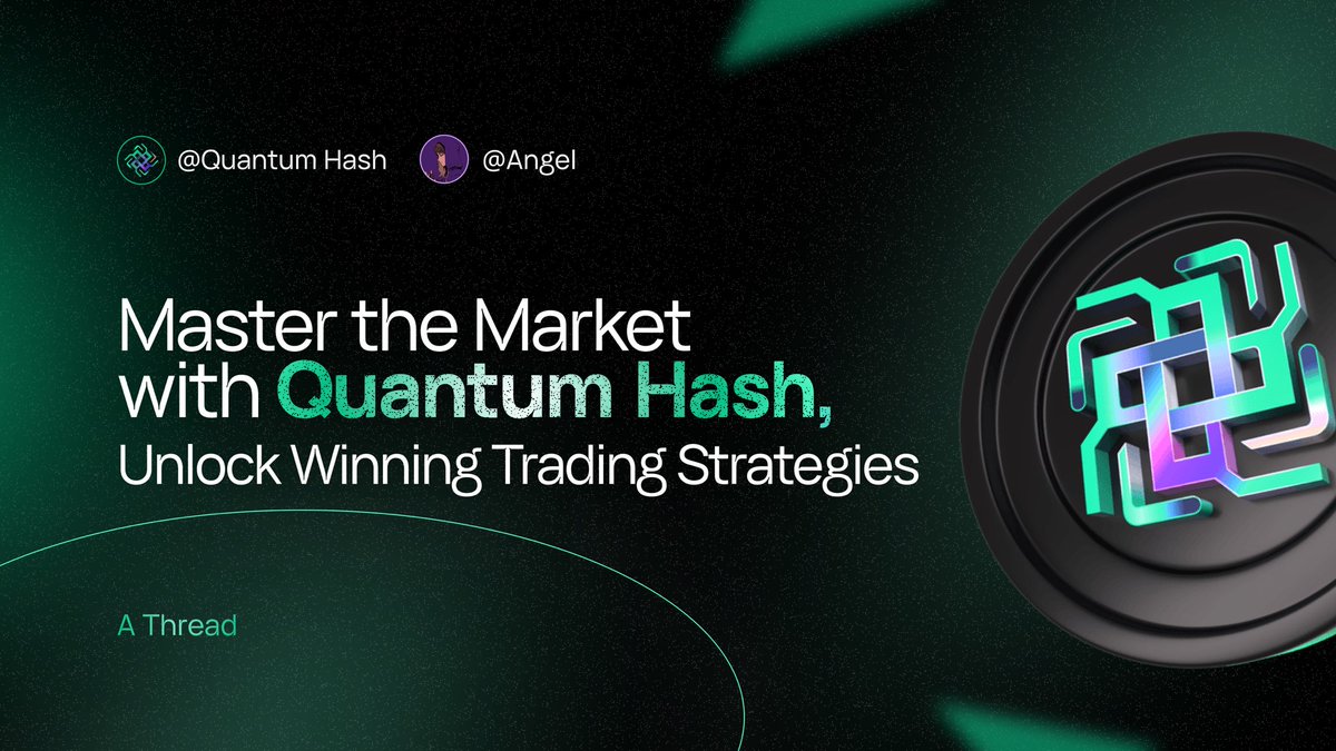 Angelthequiller's tweet photo. As the web3 space evolves, most traders often face challenges like how to make the right moves or get the tactics of successful traders.
I found a platform that solves these issues and reveal new methods for users through advanced AI technology.
Let’s go🧵⚡️
#QHASH #AITrading https://t.co/GFquDvkSji