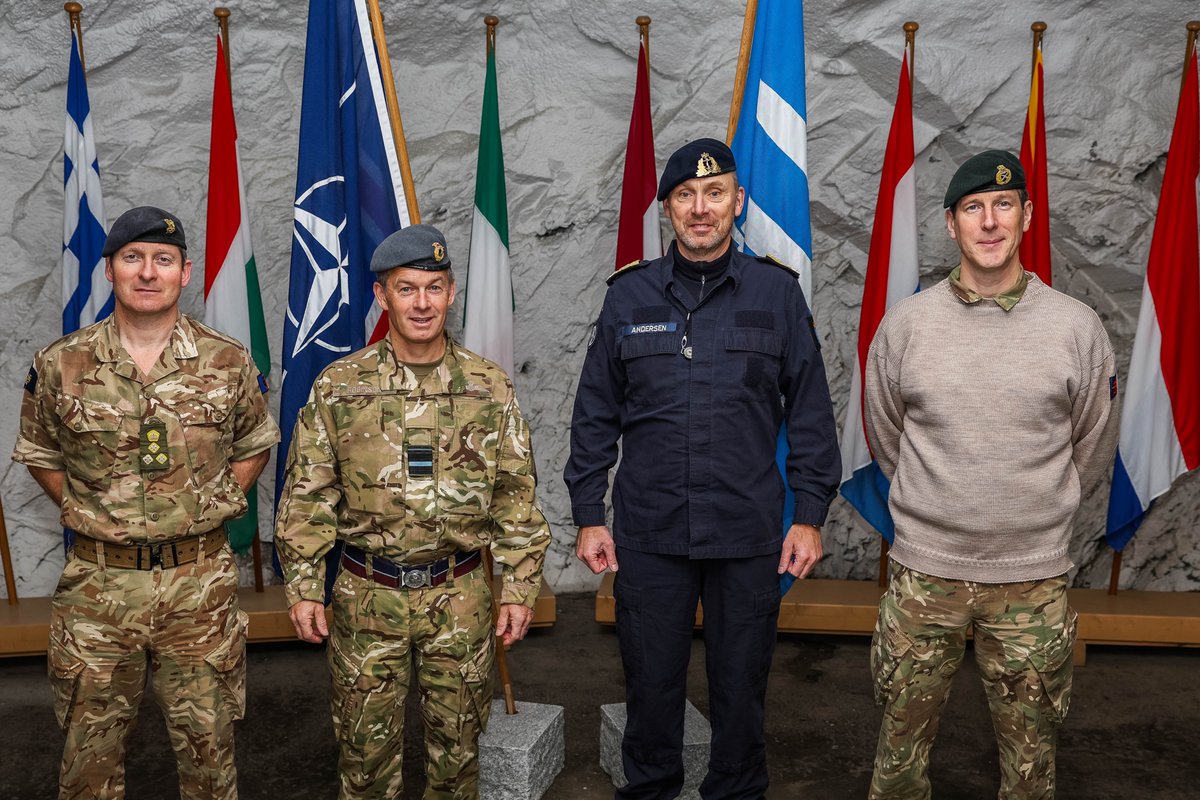 Today <a href="/SJFHQ_UK/">UK’s Standing Joint Force HQ</a> visited NJHQ.-This has given us great insights into Norway`s thinking in the High North, he says.-UK is Norway's most important ally in Europe, and we discussed our common security challenges and how to promote security for the alliance, COMNJHQ says #NATO #JEF