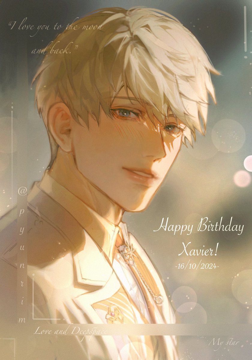 pyunrim's tweet photo. A small and quick drawing of Xavier for his birthday in case I am not able to draw what I initially planned. XD Anyways, happy birthday my star!✨💕 https://t.co/y0AHpFESAS
