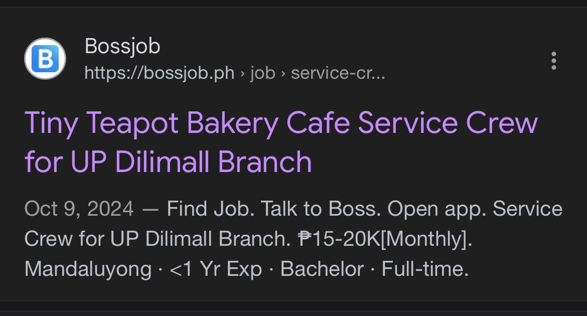 ndronqs's tweet photo. The journalist in me was kinda awake, so I did some search… and voila. 🤓

Tinanggalan na nga ng espasyo para sa kabuhayan ang stallholders natin, maghahanap pa ng empleyado ang DiliMall para sa kakarampot na sahod. Hindi yan economic opportunity, pambabarat yan. #UPNotForSale https://t.co/QJX0ZE8OX0
