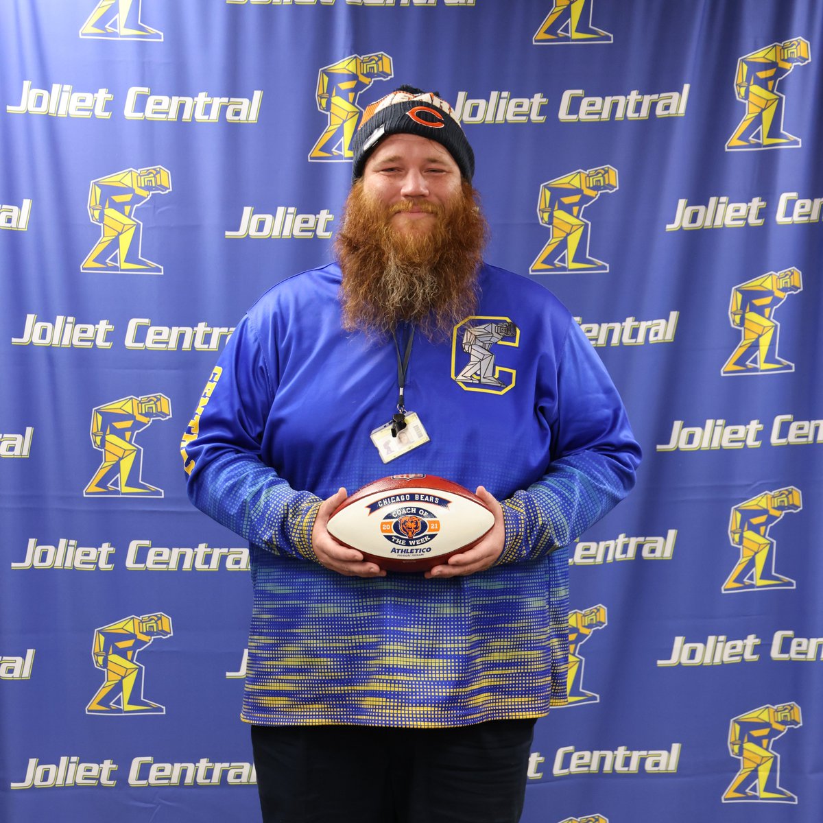 Congratulations to Coach Thomas Hart of Joliet Central H.S. for being our Week 7  Coach of the Week winner!

He led the Joliet Central Steelmen to a historic 37-17 win over the Plainfield Central Wildcats. This victory snaps the Steelmen’s 36-game losing streak and marks Coach