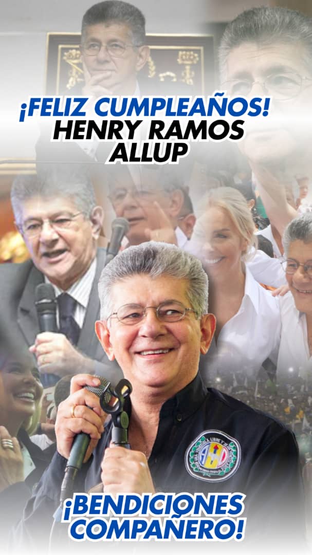 ADECOSCARONI's tweet photo. Nuestro maximo líder y Sec general nacional de AD en resistencia @hramosallup está de cumpleaños Dios le de vida y salud para continuar en la lucha por el rescate de la Demócracia. Un fuerte abrazo compañero!! https://t.co/3MF8YX4pUu