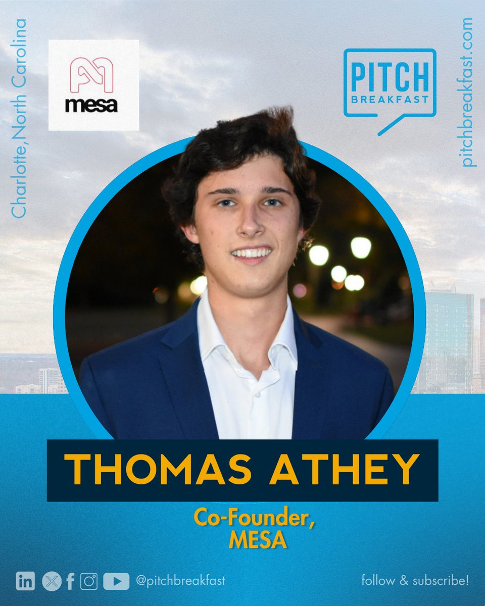 Discover how Thomas Athey is helping indie artists by providing admin tools to streamline their workflow, protect their IP, and ensure they’re getting paid properly with his company <a href="/MesaWallet/">MESA</a>🎵📑

🎥Stay tuned to see their pitch on our YouTube!

Visit: pitchbreakfast.com☕️