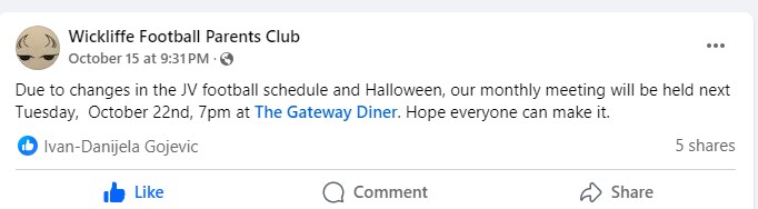 igo2alotofHSFB's tweet image. Looking for some @WickMiddle to join for next year 
@WickliffeHS @wickliffefb @NHPreps
Go Wick! #DevilUp