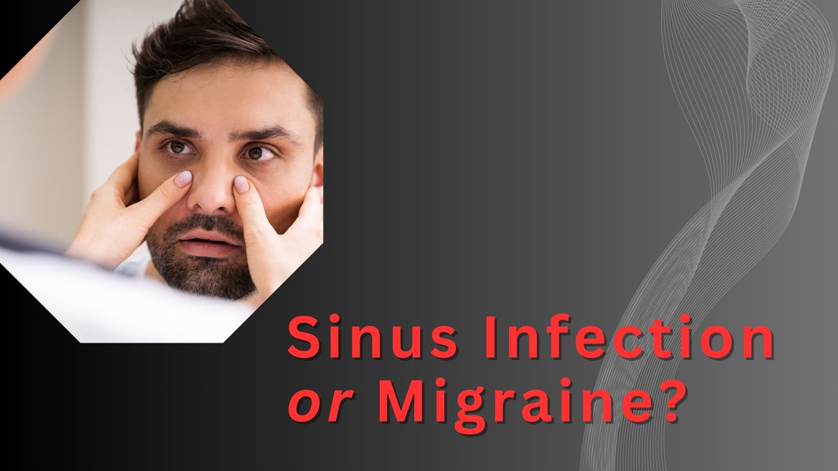 MortarPestle207's tweet photo. Is it a #SinusInfection or a #Migraine? 💥 Both share symptoms like congestion &amp; facial pressure, but migraines often include nausea &amp; light sensitivity, while sinus infections involve thick mucus &amp; cheek pain. Our #pharmacist can suggest #CustomizedOptions for both conditions. https://t.co/8wJzmvxP9J