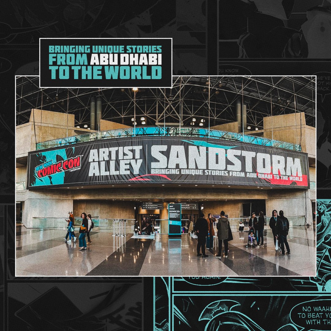 SandstormComics's tweet photo. Sandstorm Comics is taking over as the official sponsor of #ArtistAlley at
@newyorkcomiccon
🔥Drop by to meet us and the creatives behind the studio at booth #HB905 in Artist Alley! Once you head down to Hall 1B, we’re right at the entrance. Stop by the booth for signings with Editor-in-Chief, Mo Abedin, and creators @kimjacintoart , @paolo_pantalena , @luigit_ ,
@koteriink
and
@whytmanga
! #nycc📷 #nycc2024 #newyorkcomiccon #comics #art #kimjacintoart #soroushbarazeshart #koteriink #whymanga #appleblack #odunzeoguogouart #paolopantalenaart #luigiteruelart #artistalley