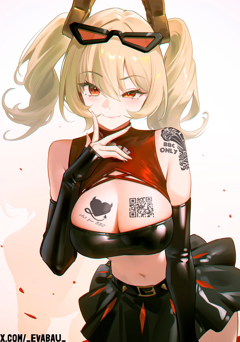 _EvaBau_'s tweet photo. Did you get the new gacha girl yet? Beautiful and sexy, isn't she? Oh, notice the tattoo yet? Heehee. Of course it's blackened, you stupid piece of white trash. All your waifu bitches are for big black cock~
#bnwo #qosedit  #blackededit #blackedhentai #ZZZ #ZenlessZoneZero https://t.co/NAnQpb7rTf