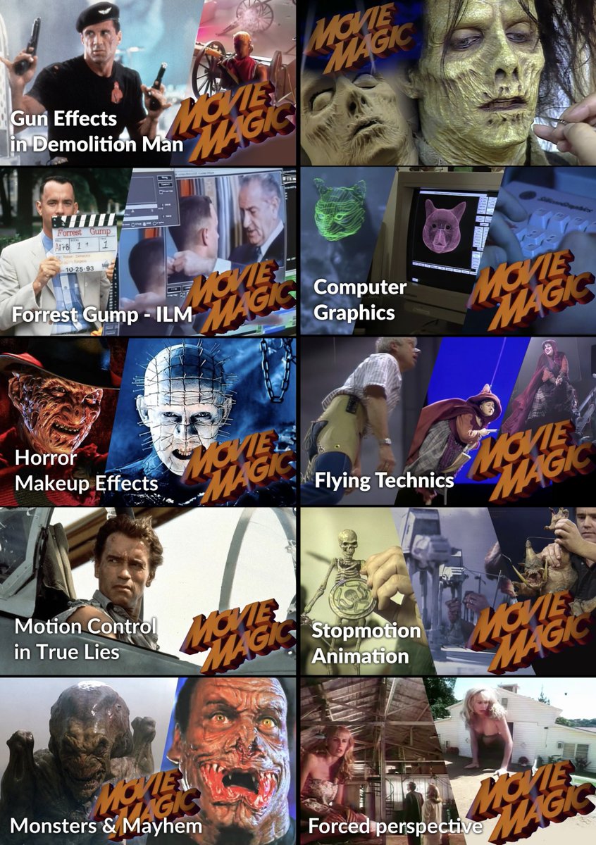 This is hands down the greatest video playlist on YouTube 👇🏻

MOVIE MAGIC is a 90s-tastic movie making oasis. I’ve been eating these up each night with dinner. What a show!

youtube.com/playlist?list=…