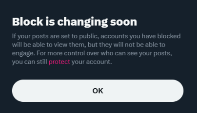 d00mshyer's tweet photo. What is the point of changing the Block feature? https://t.co/DNCXx2Igr3