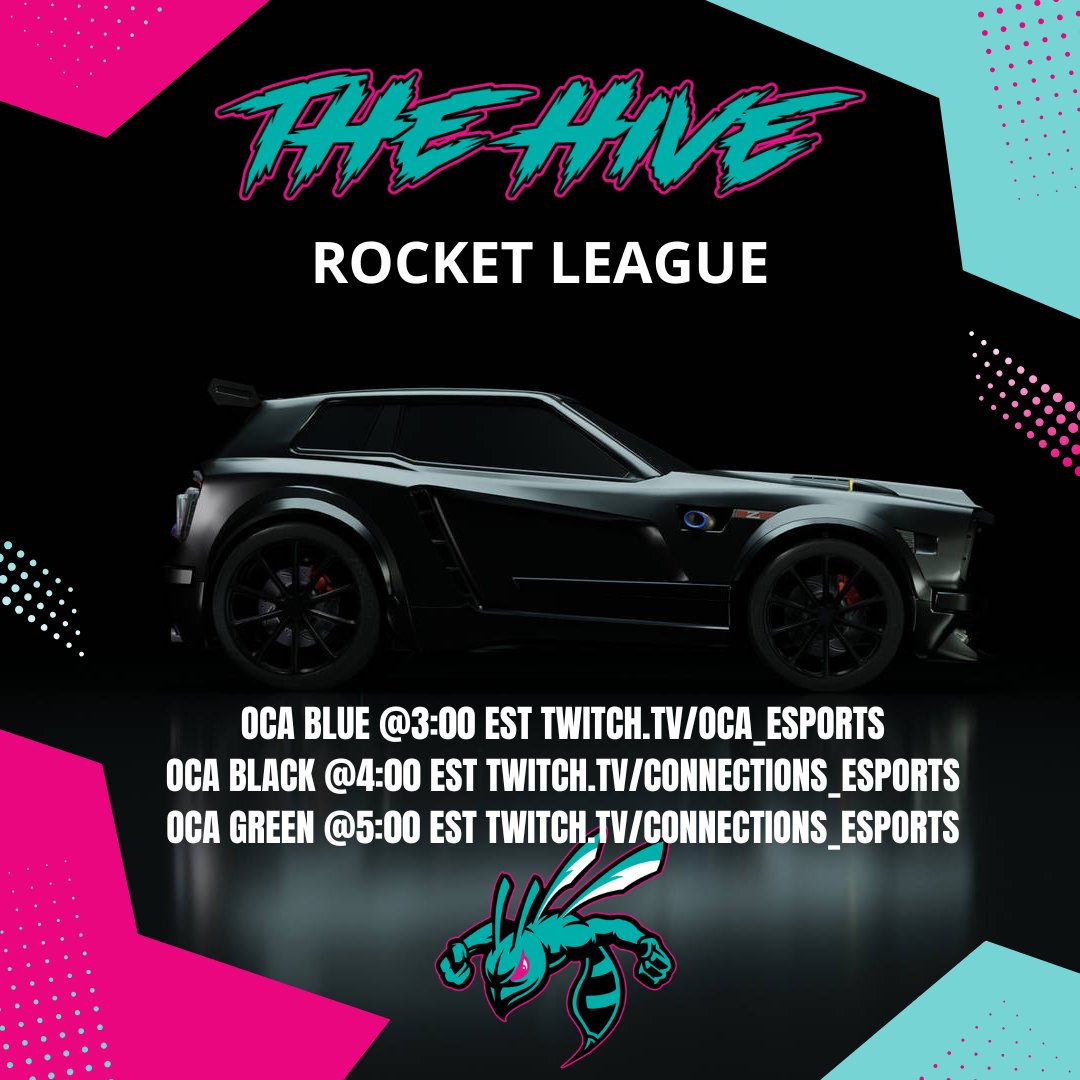 HiveOca's tweet photo. The Hive Rocket League is gonna be poppin today! https://t.co/cNGamNFYvz