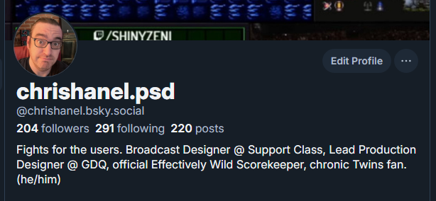 Chris Hanel, Baseball Enthusiast (NOW ON BSKY) tweet media