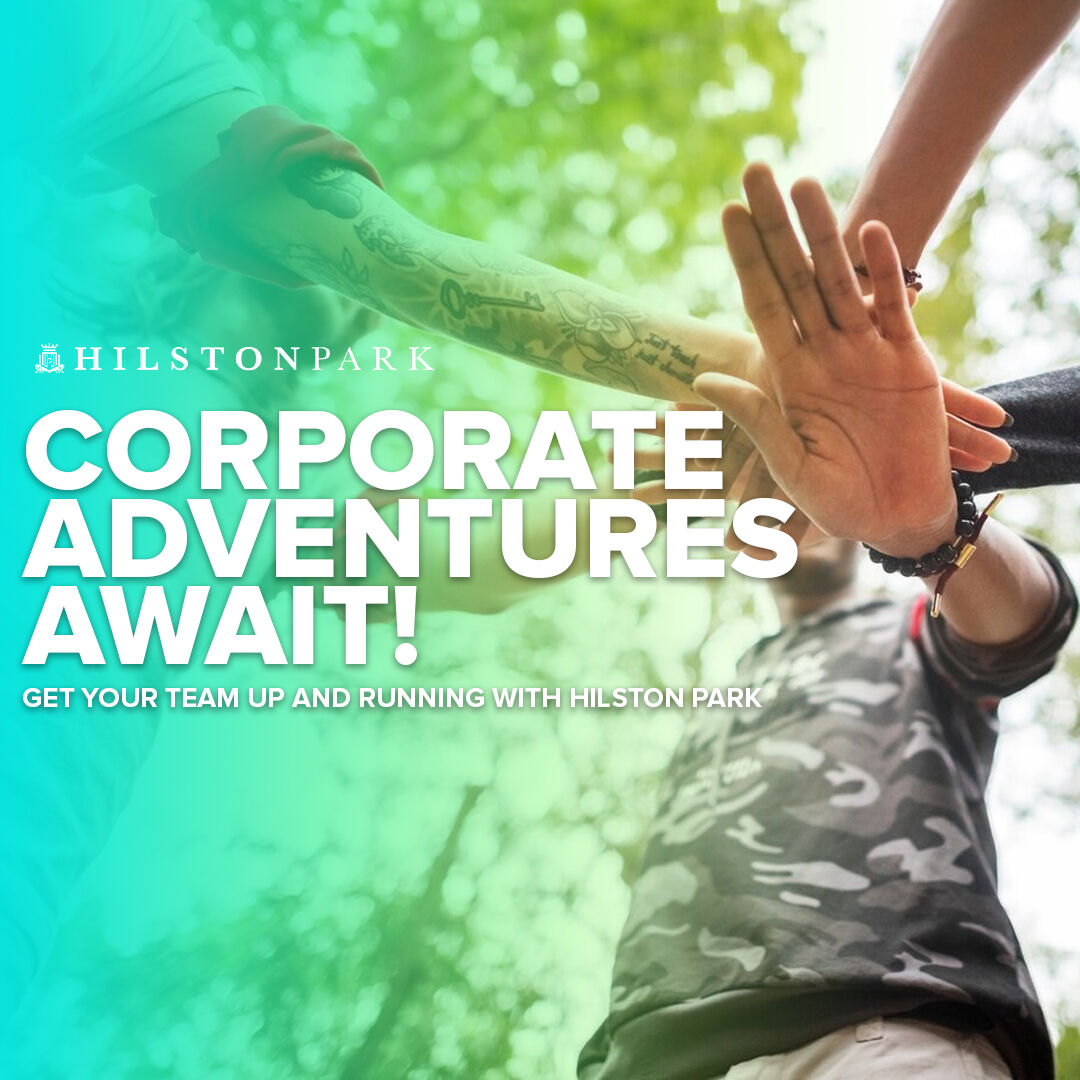 Corporate Adventures Await!

Elevate your corporate event with a dynamic team-building experience at Hilston Park. Book for 2025 now and create lasting bonds in the great outdoors.

To find out more visit link in bio.

#CorporateEvents #HilstonPark #TeamBuilding #2025Bookings