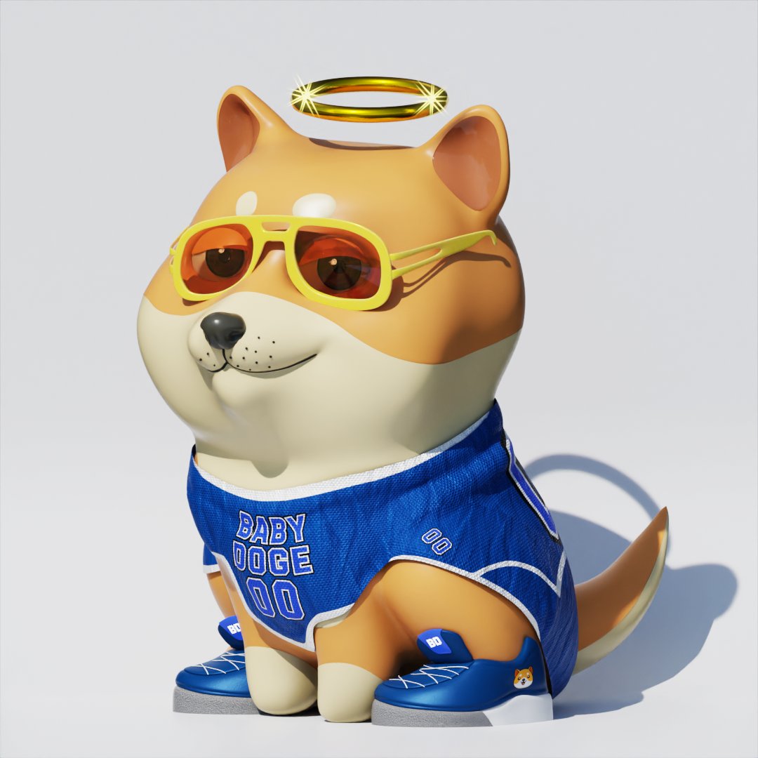 From a simple NFT to a 3D sensation! This Baby Doge's dreams came true as it transformed into a dynamic character, ready to conquer the virtual courts. With its vibrant fur and animated expressions, it's set to inspire and uplift all with its positive energy. #BabyDoge