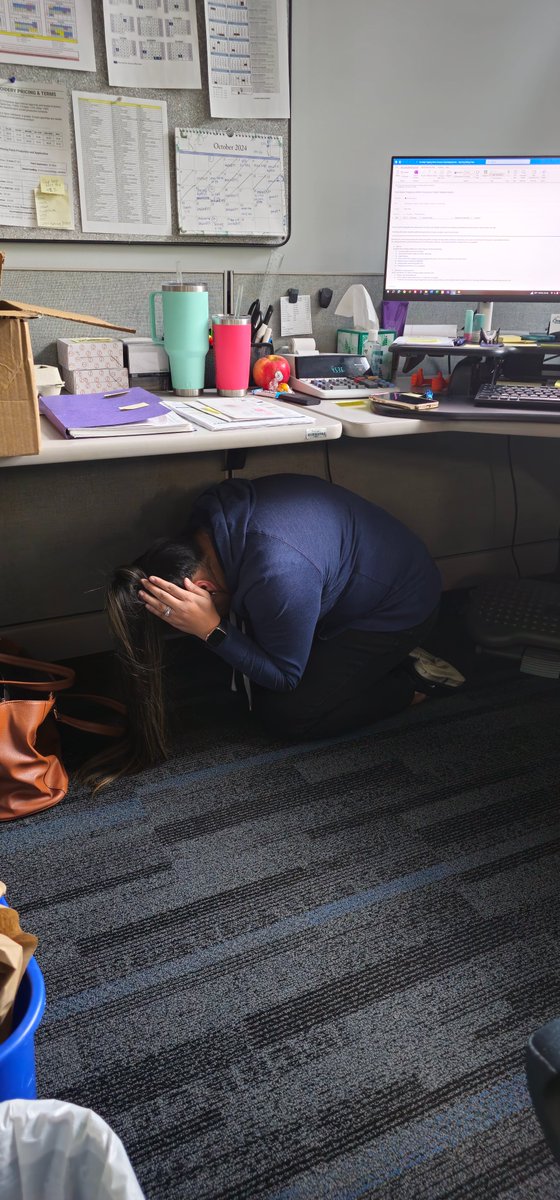 Covington_Water's tweet photo. Get ready to Drop, Cover, and Hold On! Covington Water District participated in the annual Great Washington ShakeOut earthquake drill at 10:17 a.m. Join us in practicing earthquake safety and preparedness. Let's stay safe and resilient together! #KingCountyReady https://t.co/zQ9NnO8GA3