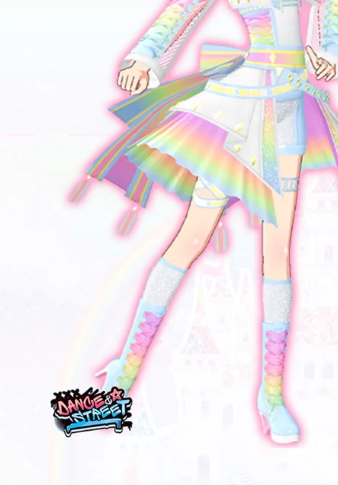 プリチャンのダンスアンドストリートというブランドのロゴですね多分