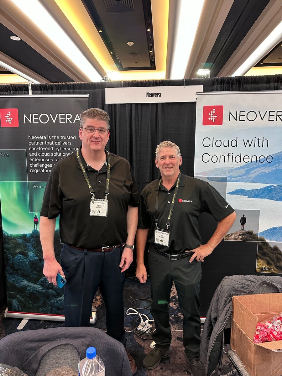 Earlier this week, members of the Neovera team met in NYC for SecureWorld, and watched as VP of Cybersecurity, Paul Underwood, participated in one of the engaging panel events.  
#tradeshow #cybersecurity #SWNYC24