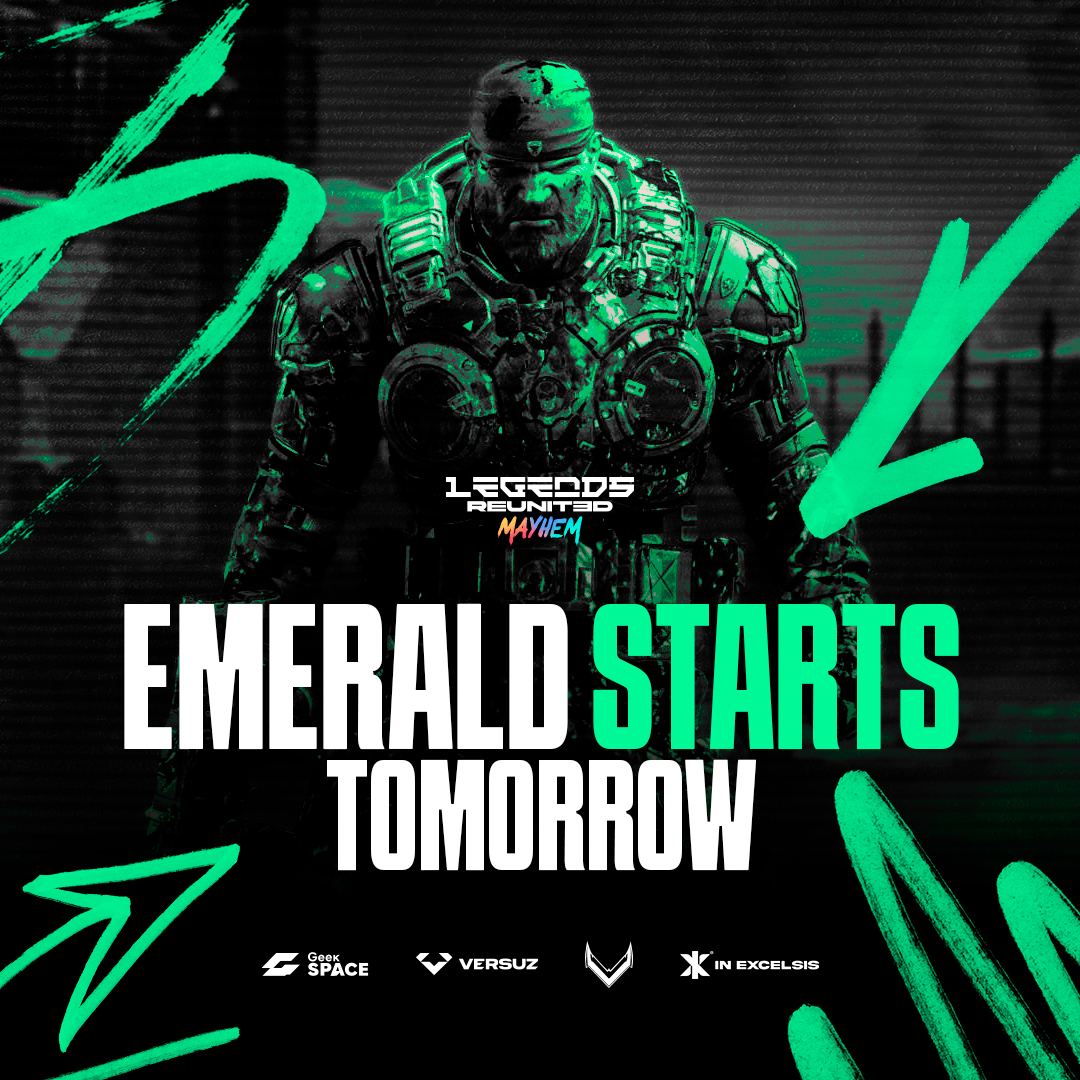 TeeGamingOrg's tweet photo. LEGENDS REUNITED MAYHEM clasificatorio
Patrocinadores:
@InExcelsisUS
@VersuzGaming
@GeekSpaceMx
Mañana las leyendas se reúnen para grandes enfrentamientos
EMERALD🟢 18 a 20 Octubre
@Alpha_gg_ Girls 🆚 @NostalgiaGnesis
19:00 hrs Mex
@ManiacGG_ v🆚 @Legendarys_GG
20:00 hrs Mex
@AZs_Org 🆚 @Alpha_gg_ Girls
21:00 hrs Mex
📺 Transmisión: https://t.co/Y57F3yyZ7u
🗓️ Fecha: 4 Octubre inicia
🆚4v4 | Ciclo competitivo original
🎙🎧📷 Casters:
@Tornado_Mask y @DonBebe25
BOLETOS DISPONIBLES A LA VENTA YA!🎟️
LEGENDS REUNITED CDMX by Tee Gaming
-General
-VIP
https://t.co/skguTyIKtc
Nos vemos 6 y 7 de Diciembre en Arena The Place To Play Movistar Pedregal
Tee Gaming
LA PIEL DE LOS CAMPEONES
❤️Síguenos: https://t.co/Ck8VNCyfR3
Favor de dar like y compartir ❤️
#laPieldeLosCampeones #TGO #GooTG #Jersey #UniformesEsports #torneo #legendsreunited #gearsofwar #Gears5 #GearsofWarEday #CDMX #TeeLan