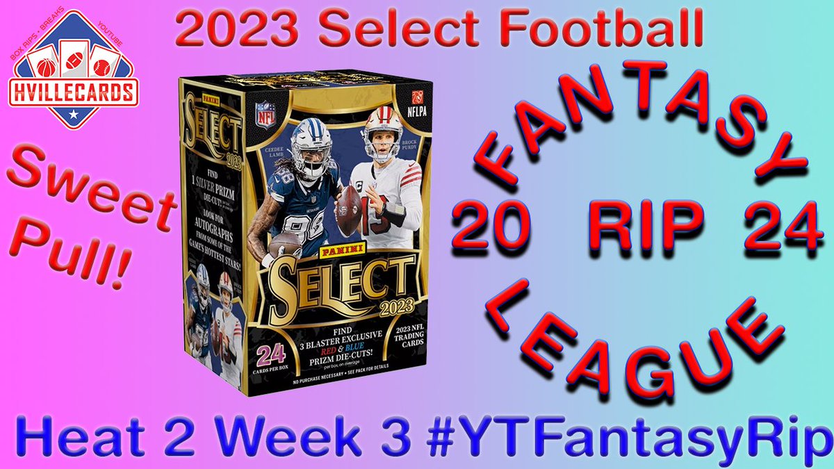 HvilleCards's tweet image. Fantasy Rip League!  #thehobby #YTFantasyRip #Selectfootball #Football #nfl 

youtu.be/8Sne0l_DrFI
