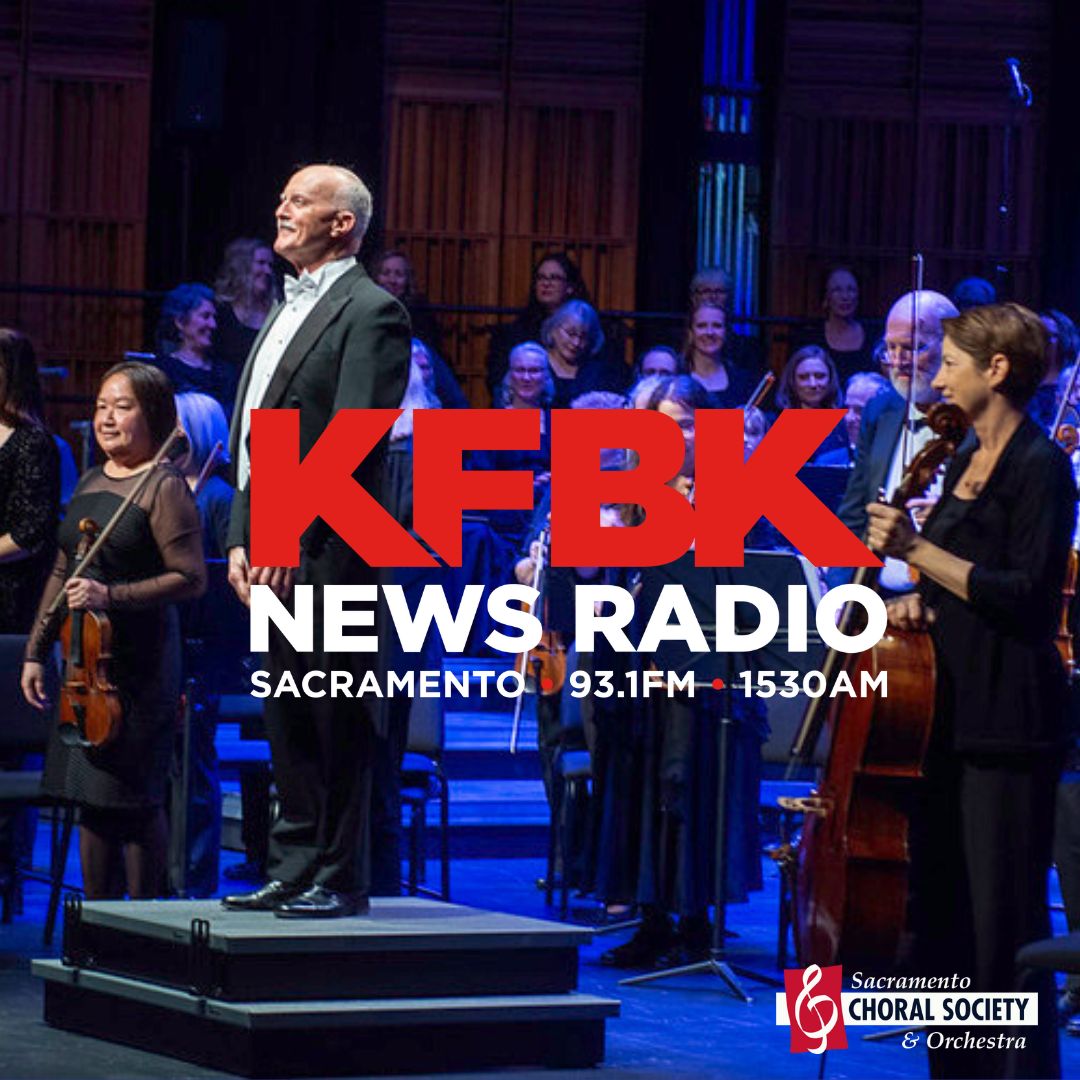Sacramento Choral Society & Orchestra (@scso) on Twitter photo Tune into <a href="/kfbk/">KFBK News Radio</a> at 5 PM today! SCSO Conductor Donald Kendrick shares a sneak peek of our 29th Season Opener Concert with the wonderful @kittyonealsac.
Tap the link to listen LIVE at 5:23 pm:
kfbk.iheart.com/.../the-aftern…
#choralmusic #orchestralmusic #sacramento #sacramentonews Tune into <a href="/kfbk/">KFBK News Radio</a> at 5 PM today! SCSO Conductor Donald Kendrick shares a sneak peek of our 29th Season Opener Concert with the wonderful @kittyonealsac.
Tap the link to listen LIVE at 5:23 pm:
kfbk.iheart.com/.../the-aftern…
#choralmusic #orchestralmusic #sacramento #sacramentonews