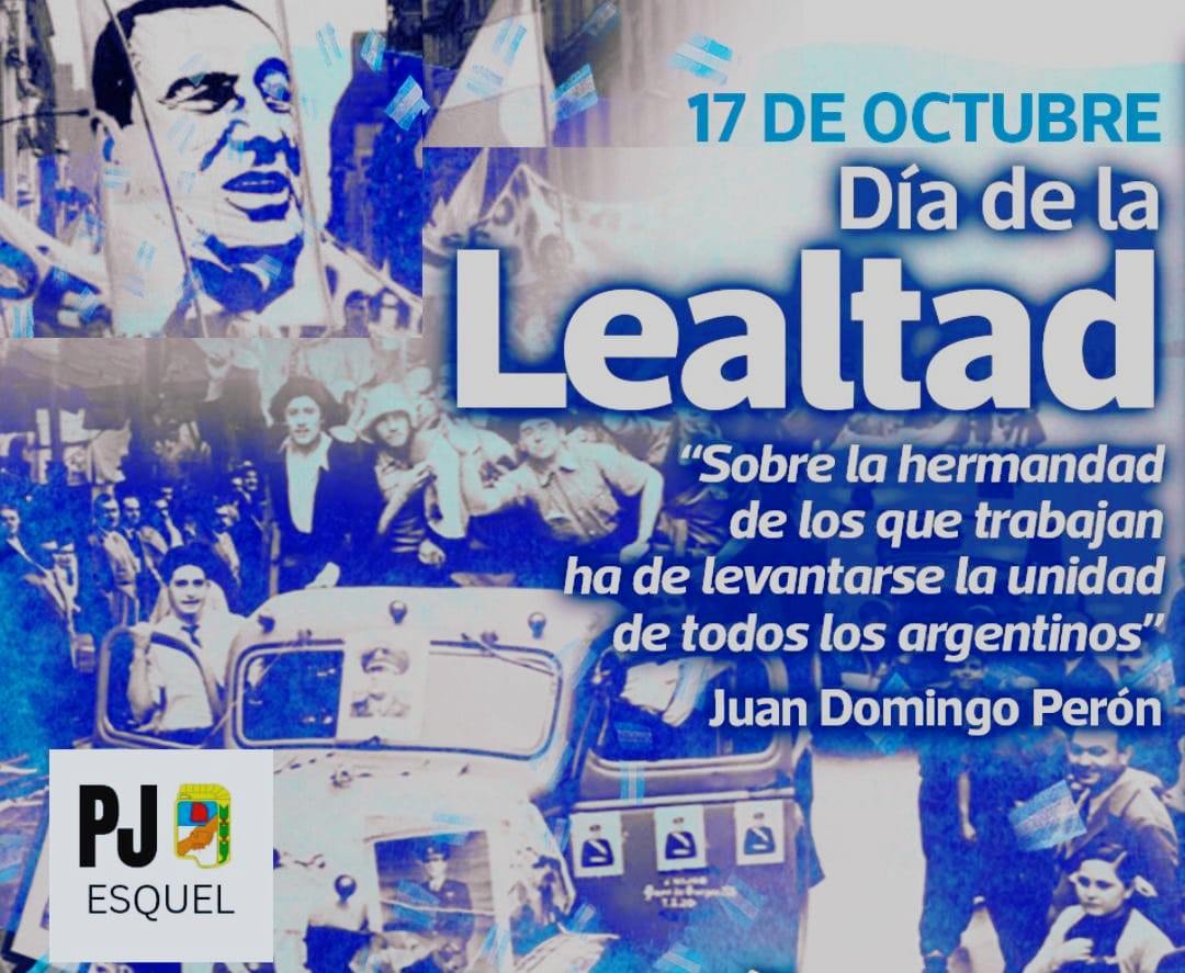 En la jornada del 17 de octubre de 1945 la movilización logró que Perón fuera liberado y días después se convocara a elecciones, resultando en su ascenso a la presidencia en 1946. Desde entonces, el 17 de octubre se recuerda como el nacimiento del peronismo
¡Feliz día compañerxs!