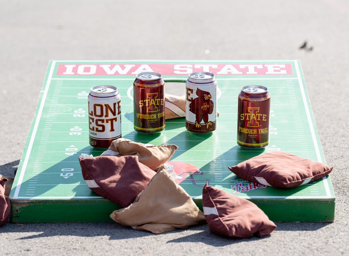 Iowa State Athletics (@cycloneath) on Twitter photo Your tailgate isn't complete without <a href="/BackpocketBrew/">Backpocket Brewing</a> 🍻
These drinks are available at select retailers all season long 🌪️ Your tailgate isn't complete without <a href="/BackpocketBrew/">Backpocket Brewing</a> 🍻
These drinks are available at select retailers all season long 🌪️