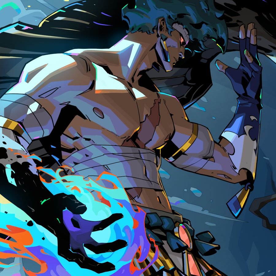 of course you have blue hair and a desire to help humanity which led to your unjust betrayal by the gods followed by eternal punishment. and pronouns