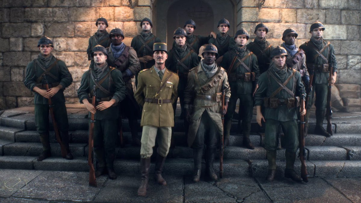 yakiniku_desu's tweet image. ティライユール、悲しいけど、良かった
歴史から消された、黒人フランス兵のお話
主人公がとても熱く、やっててわくわくした
#BattlefieldV