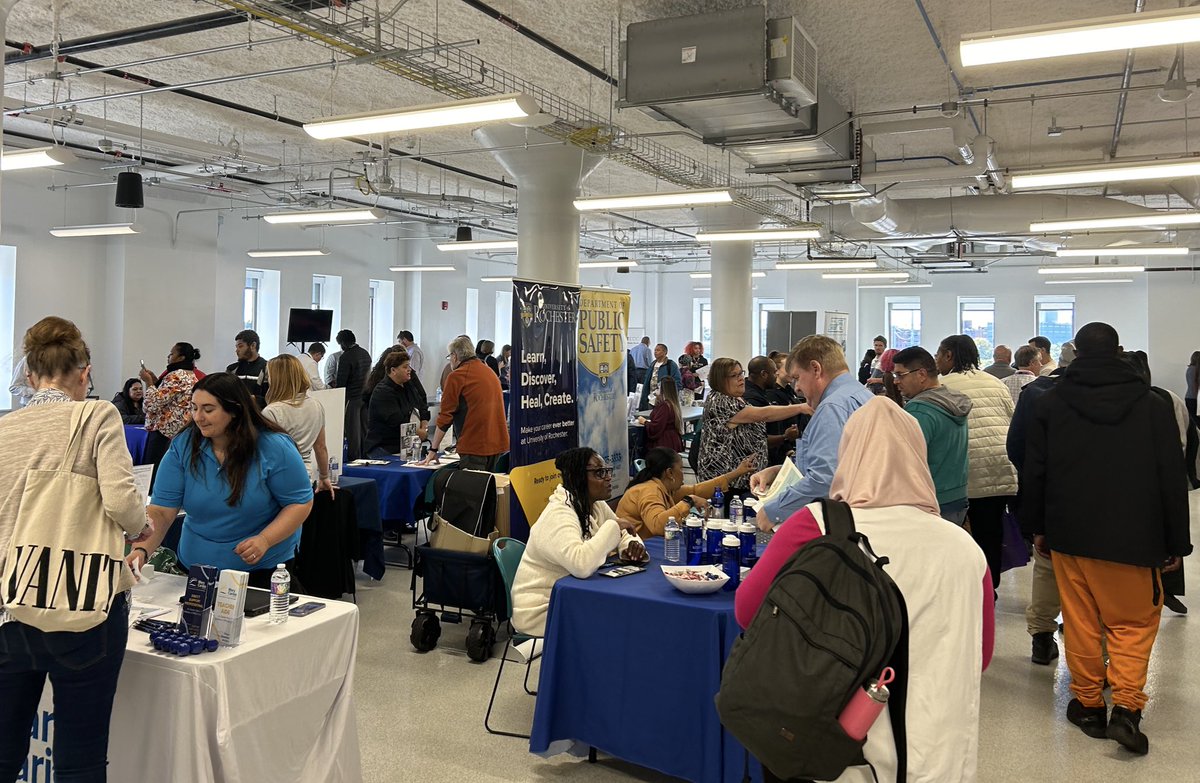 Dave Seeley (@daveseeley430) on Twitter photo Our @rochesterworks job fair just started 5 minutes ago and is already packed! We have over 60 employers with hundreds of available jobs. Come see us at the <a href="/MonroeCC/">Monroe Community College</a> downtown campus (321 State St in downtown ROC). We are here till 4pm. Our @rochesterworks job fair just started 5 minutes ago and is already packed! We have over 60 employers with hundreds of available jobs. Come see us at the <a href="/MonroeCC/">Monroe Community College</a> downtown campus (321 State St in downtown ROC). We are here till 4pm.