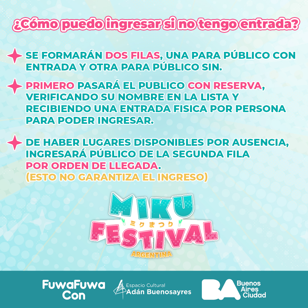 🌟INFO IMPORTANTE🌟

Recomendamos leer tanto las publicaciones como sus descripciones en nuestro instagram para no tener ningun inconveniente el día del Fanconcert.