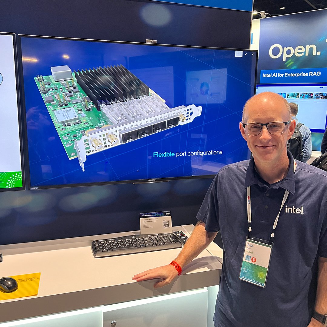Boost data center performance with Intel's Ethernet solutions with precision time features for power efficiency, improved traffic, simplified deployments.​

Join us at OCP Summit's TAP breakout session &amp; visit our booth to learn more.​

#OCPSummit24 #PrecisionTiming #Intel #Edge