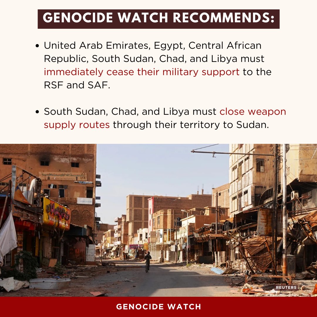 The violation of the Sudan arms embargo by the UAE, Egypt, and other foreign nations is worsening the conflict. Our new report on the situation can be found on our website.