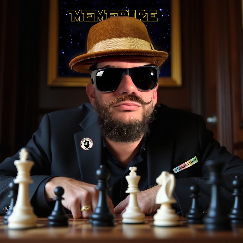 giantpandaOG's tweet image. In the world of memes, it’s #ChessNotCheckers. 

Let’s think a few moves ahead! #Memepire #Bitcoin